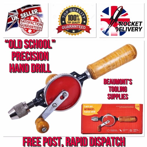 Hand drill double pinion - double, 1/4"