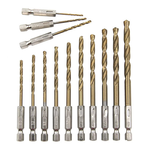 Hexagonal handle 13pc titanium - handle,