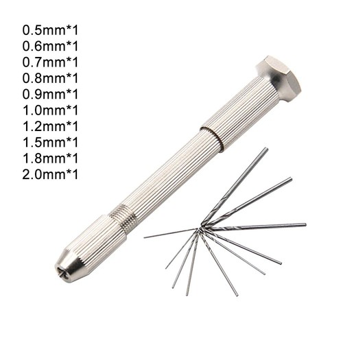 Hole punch tool silver drill - punch,