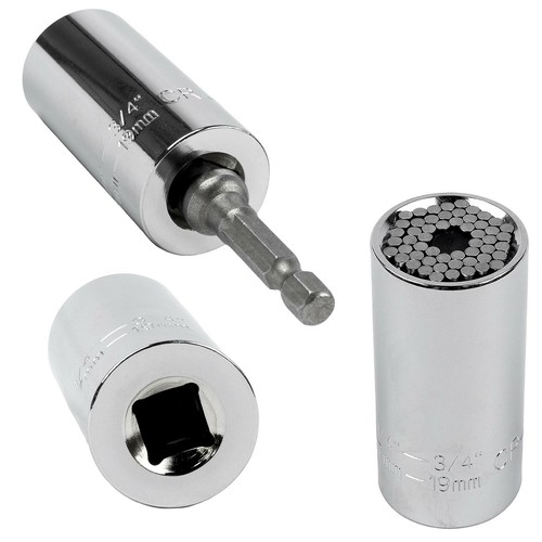 Universal grip socket wrench - universal,