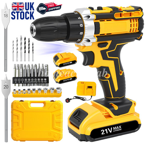 48v cordless hammer drill - drill, set